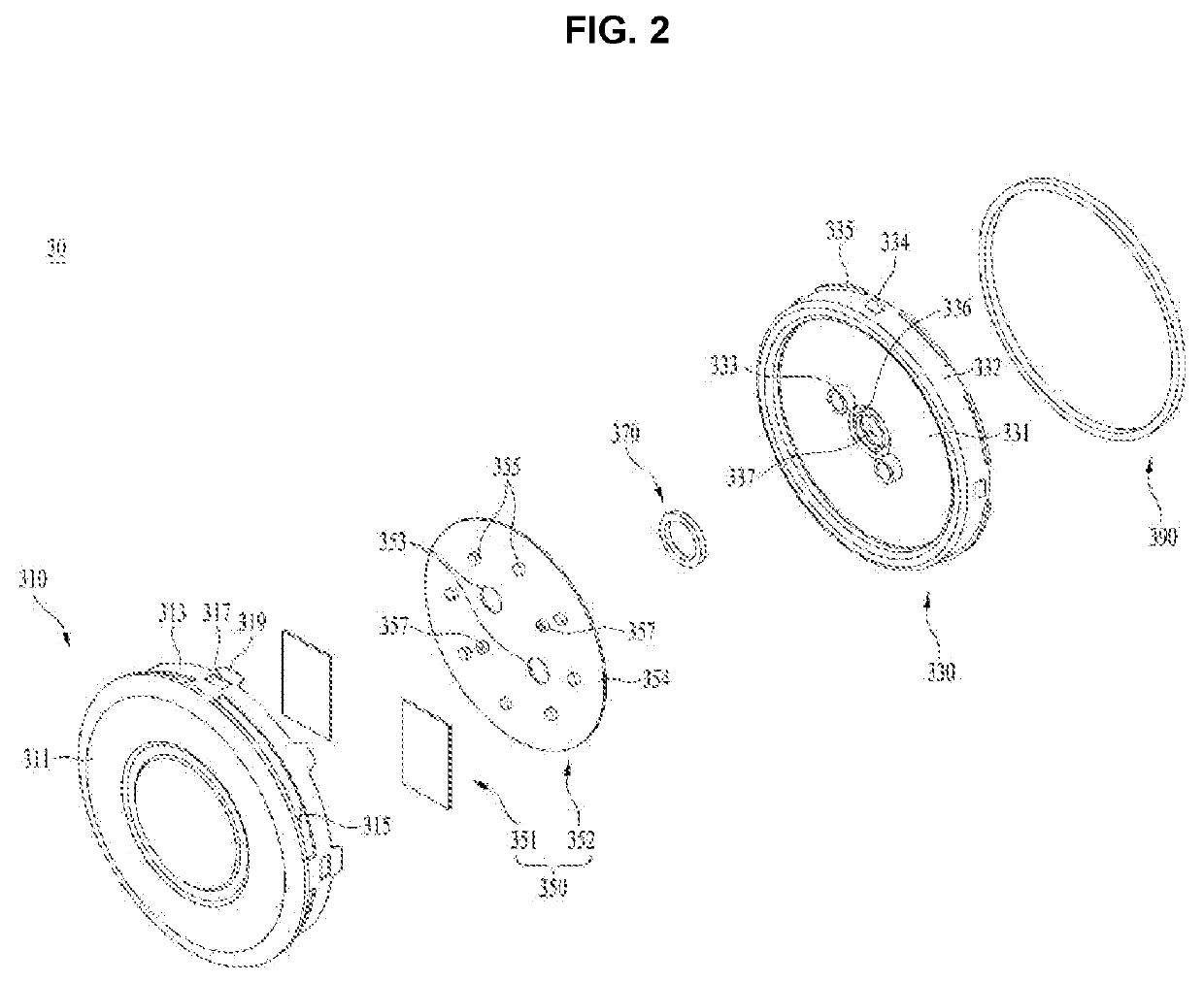 Apparatus for treating clothing