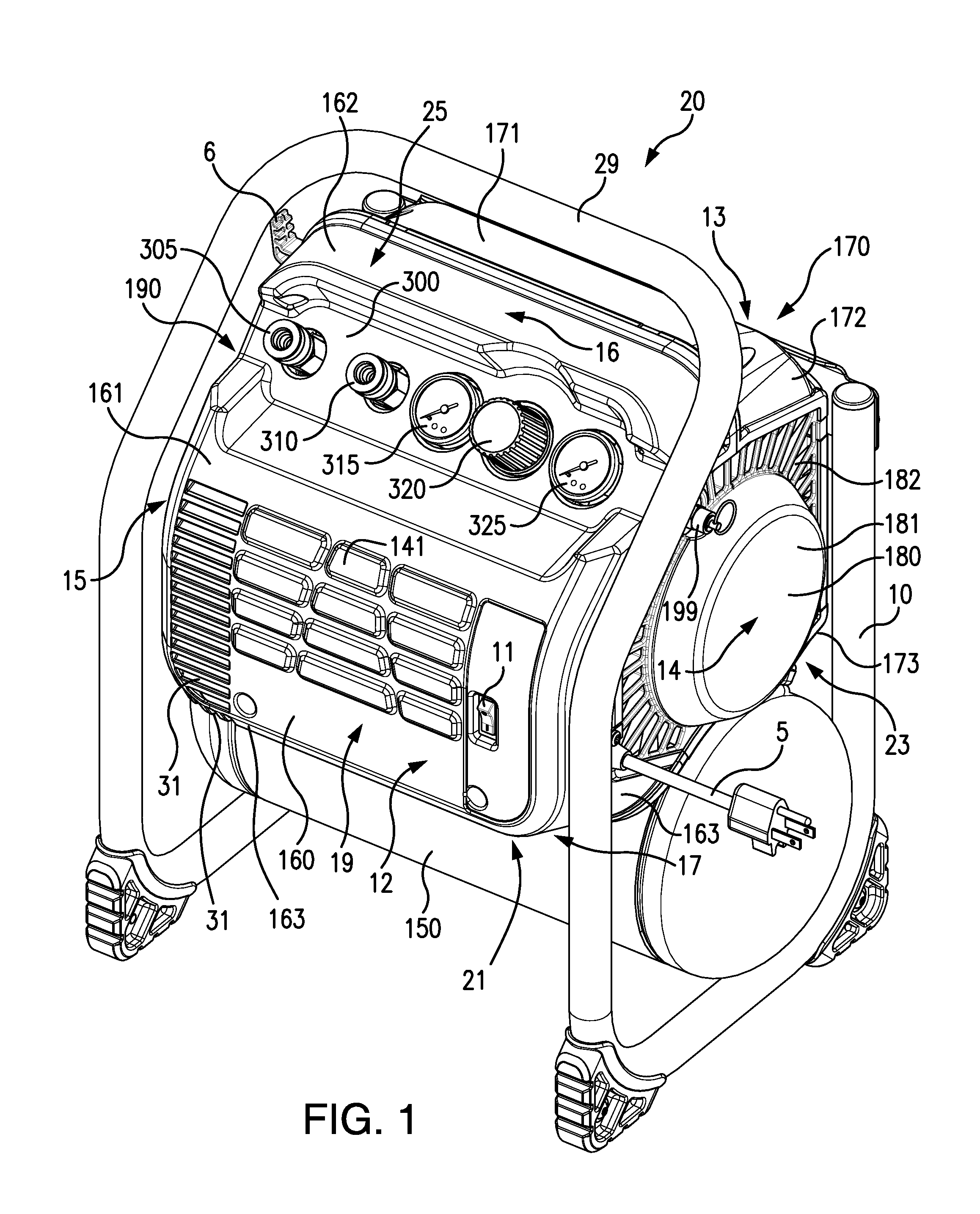 Compressor intake muffler and filter