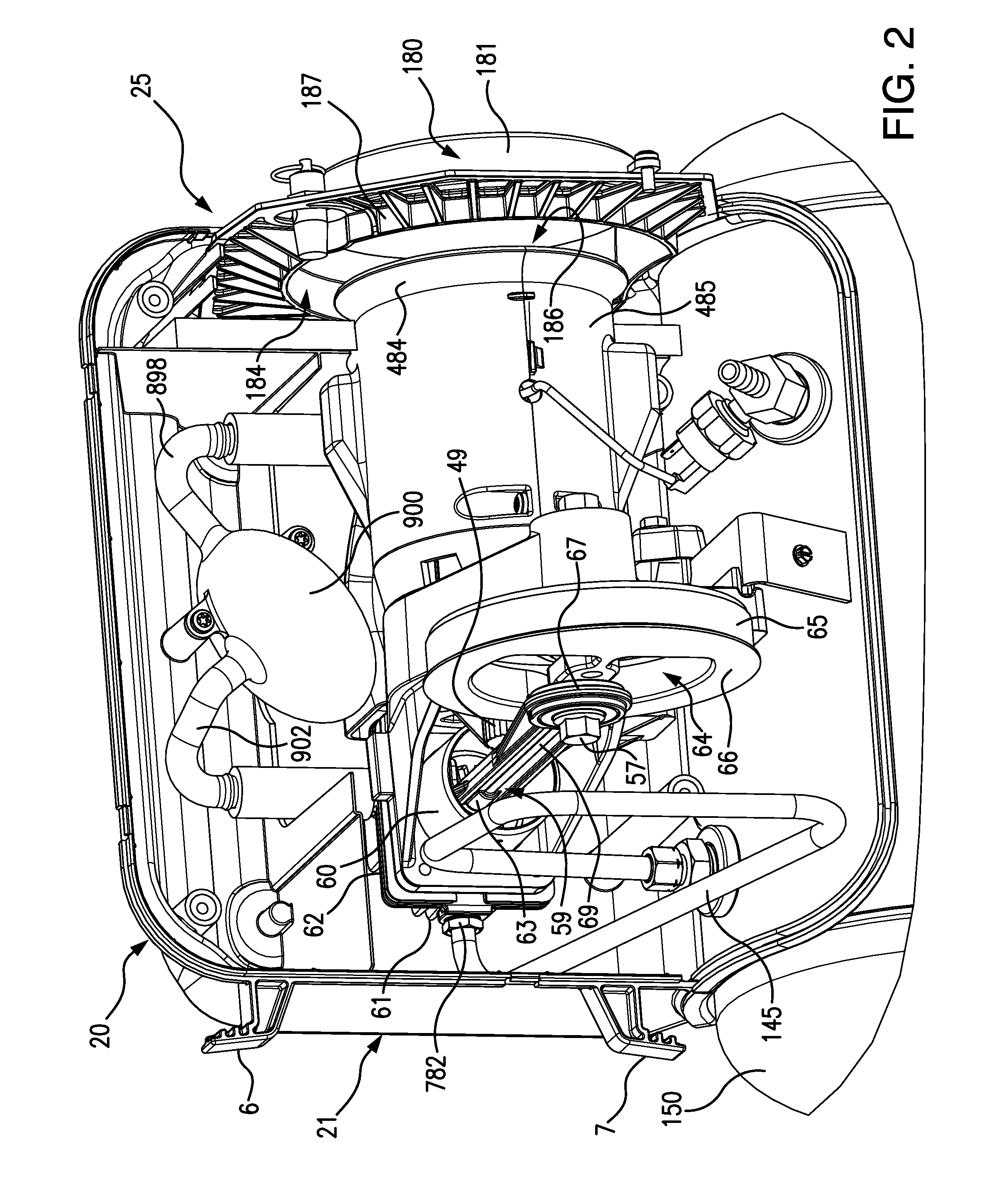 Compressor intake muffler and filter