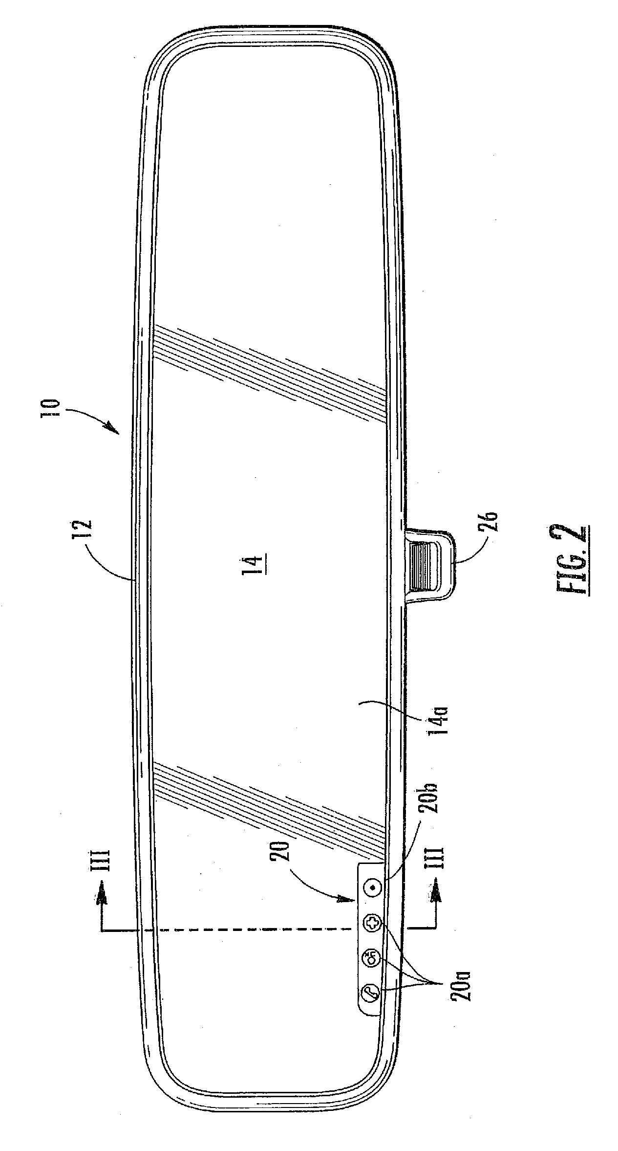 Mirror assembly for vehicle