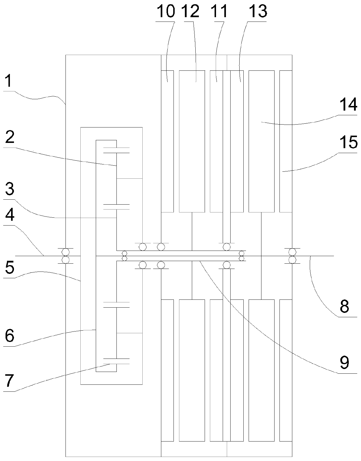 Double-disc type motor electric stepless speed change mechanical-electrical integration system