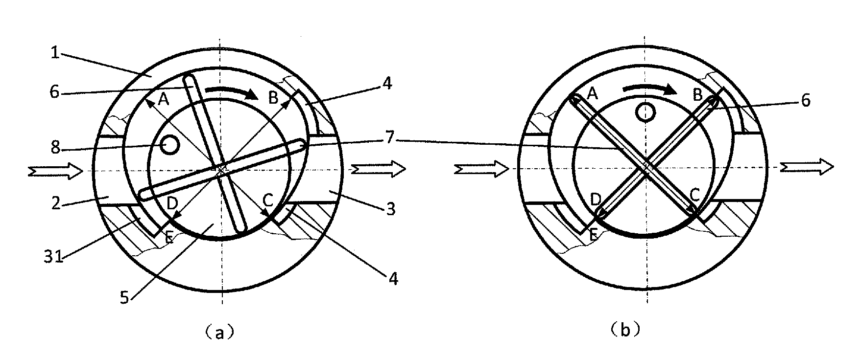 Metering pump with special-shaped cavity