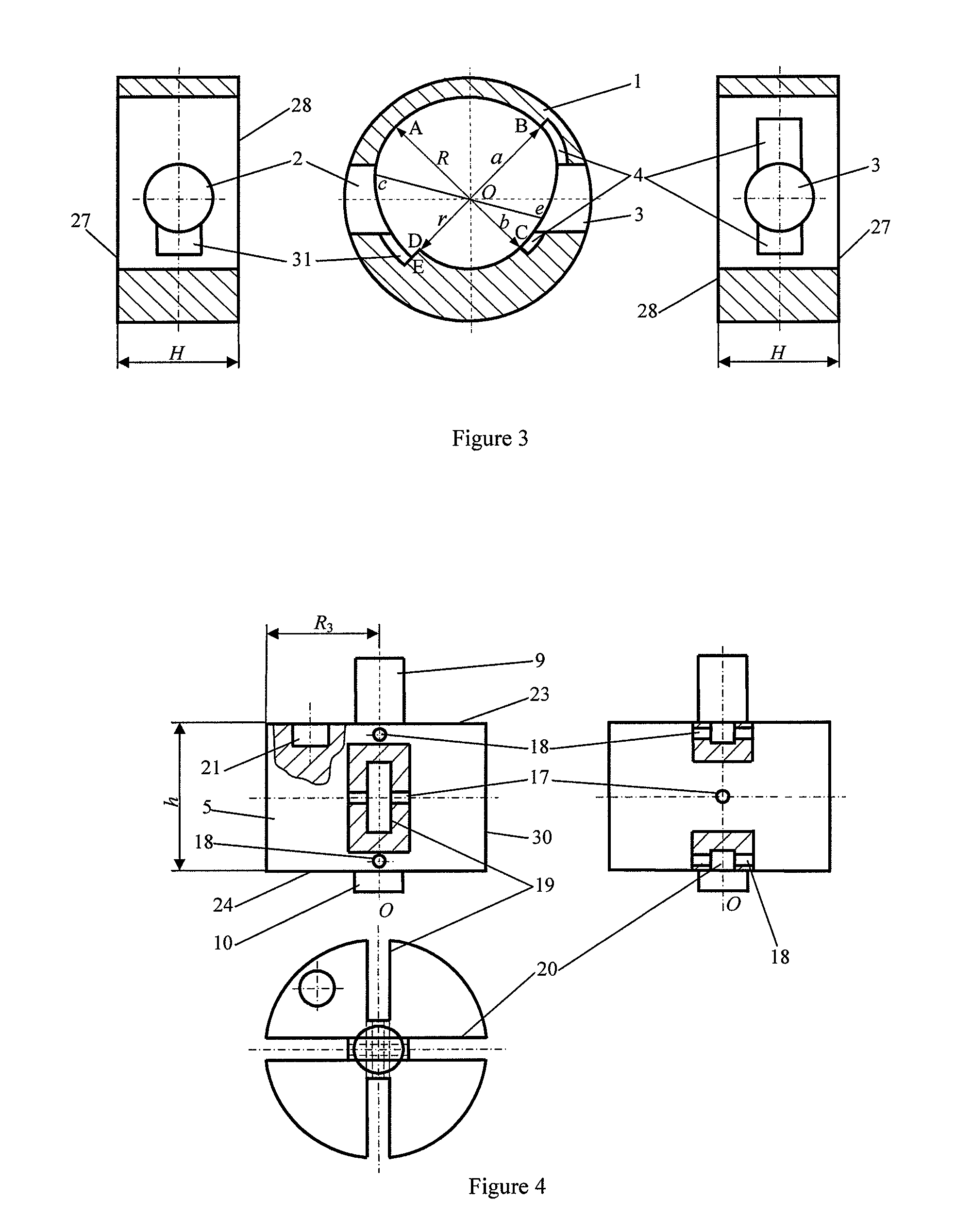 Metering pump with special-shaped cavity