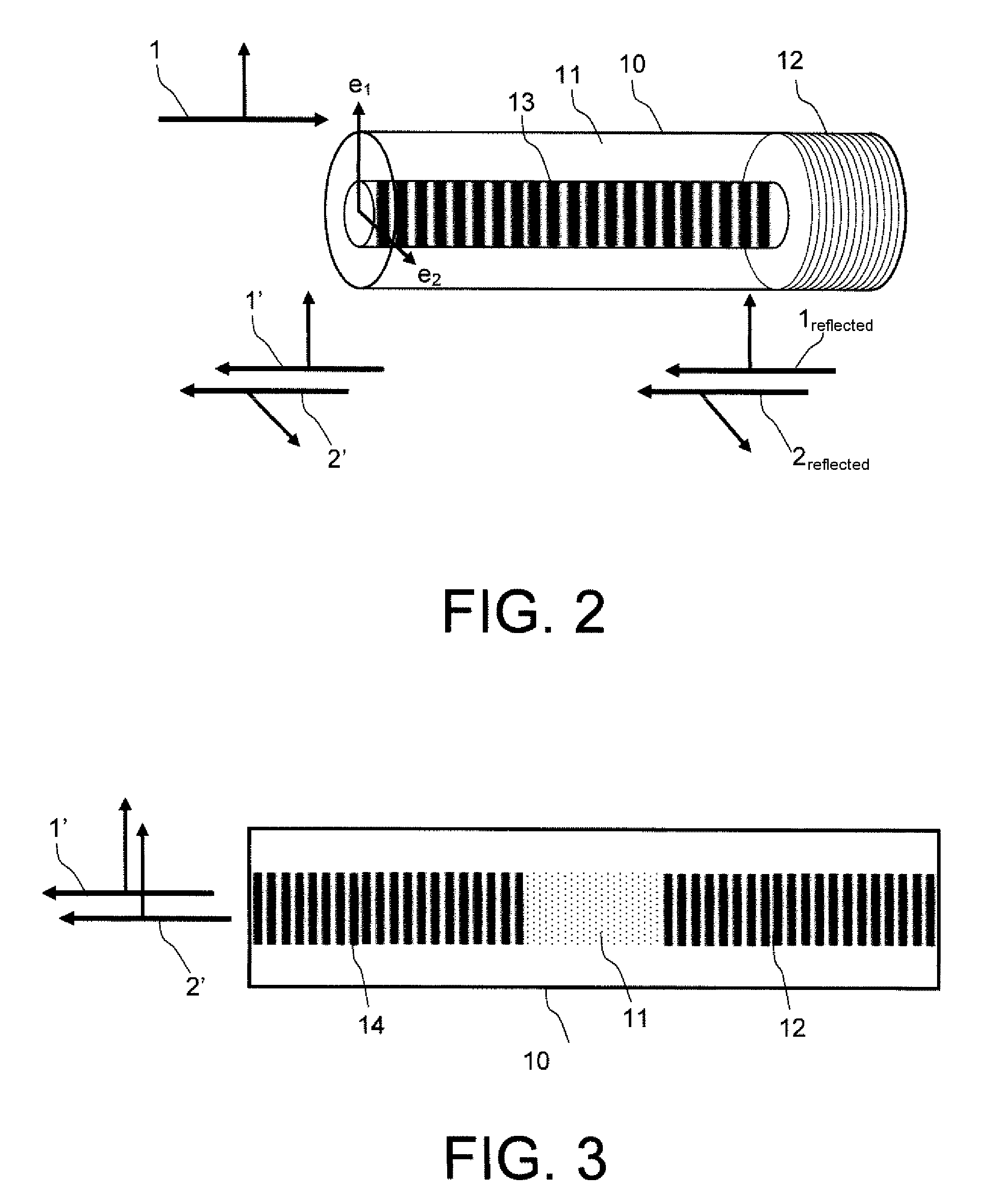 Self-referenced optical fiber sensor and related sensor network