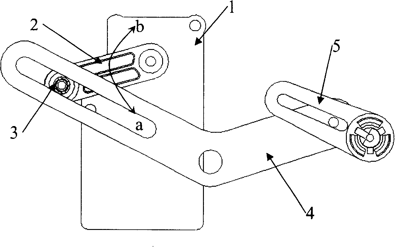 Automobile air conditioner air door device