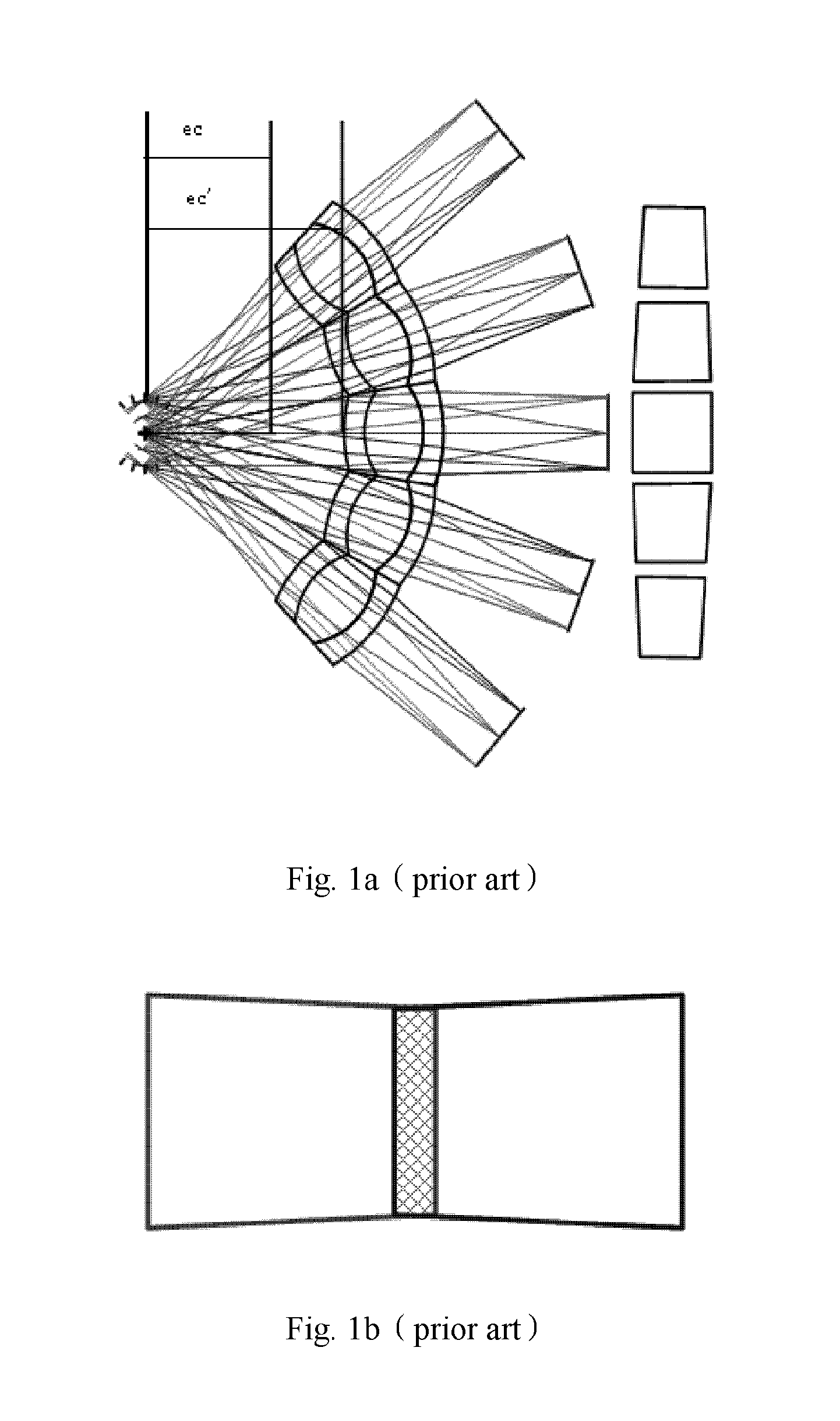 Wide angle and high resolution tiled head-mounted display device