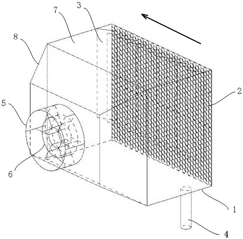 Air inlet device and passenger car provided with same