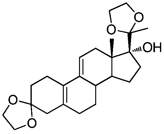 The method for preparing uliplast acetate bisketal