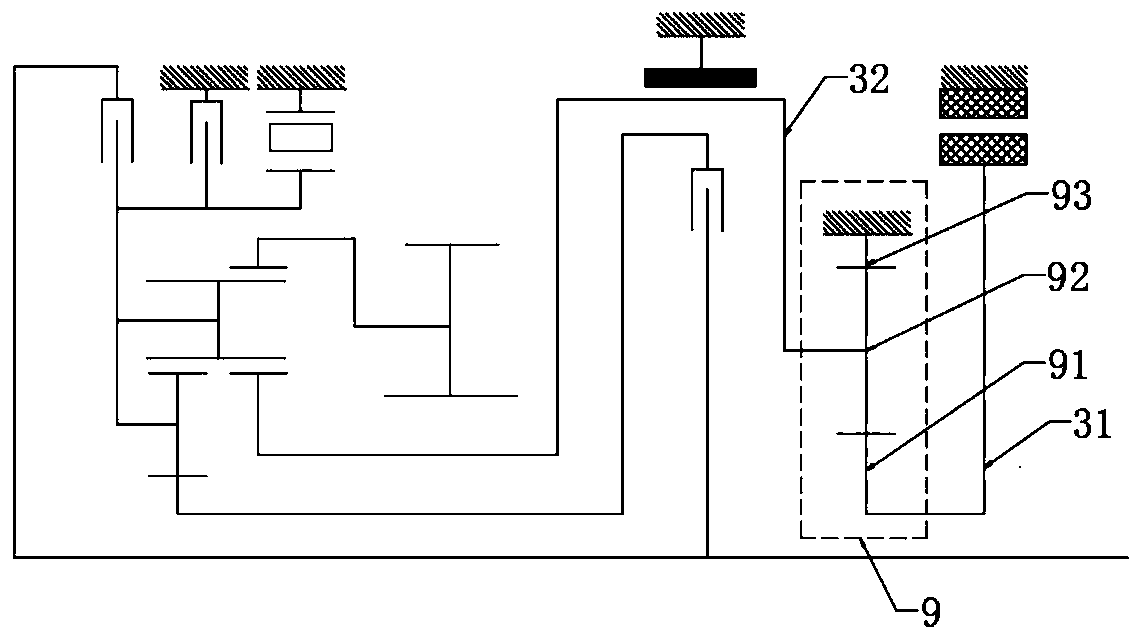 Single-motor multi-mode hybrid power system and automobile