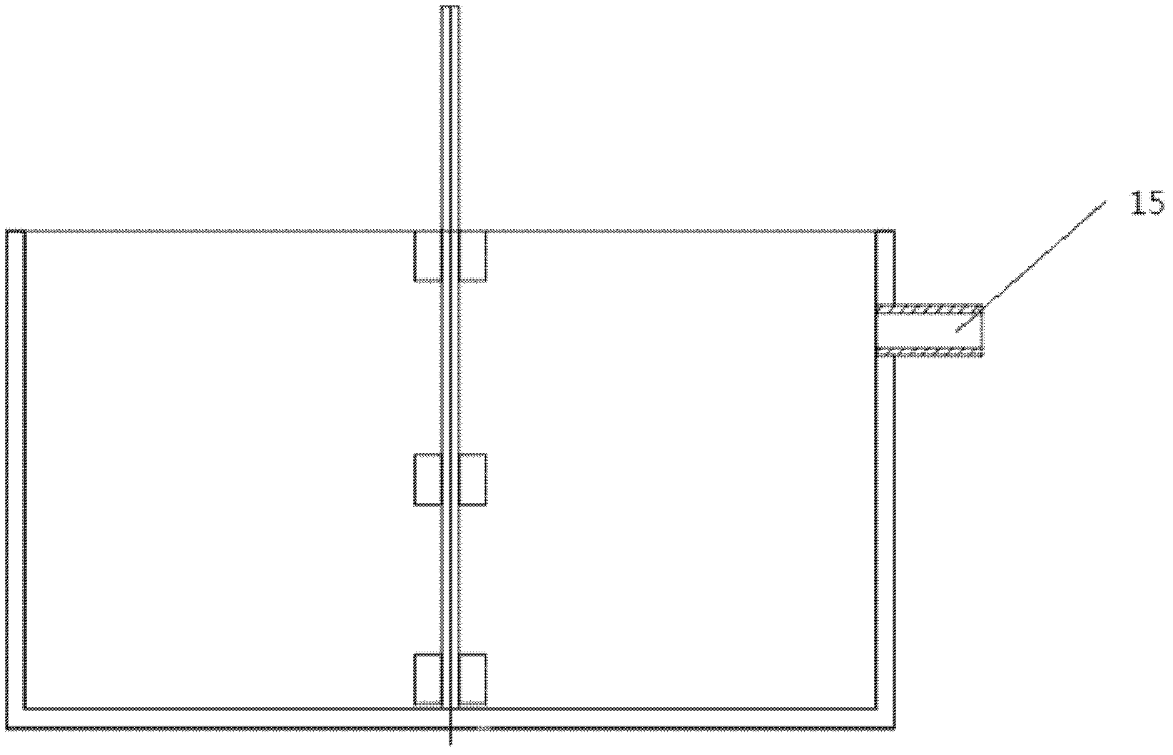 Sprinkled acid recycling device and pasting equipment of battery plates