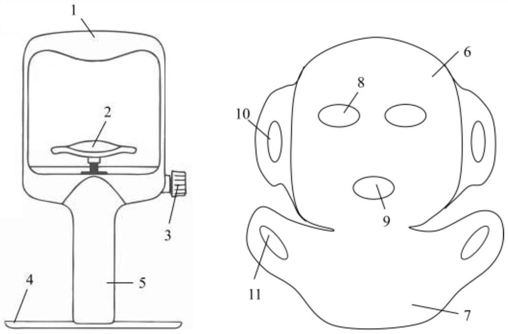 Nasopharynx swab limiting and collecting system