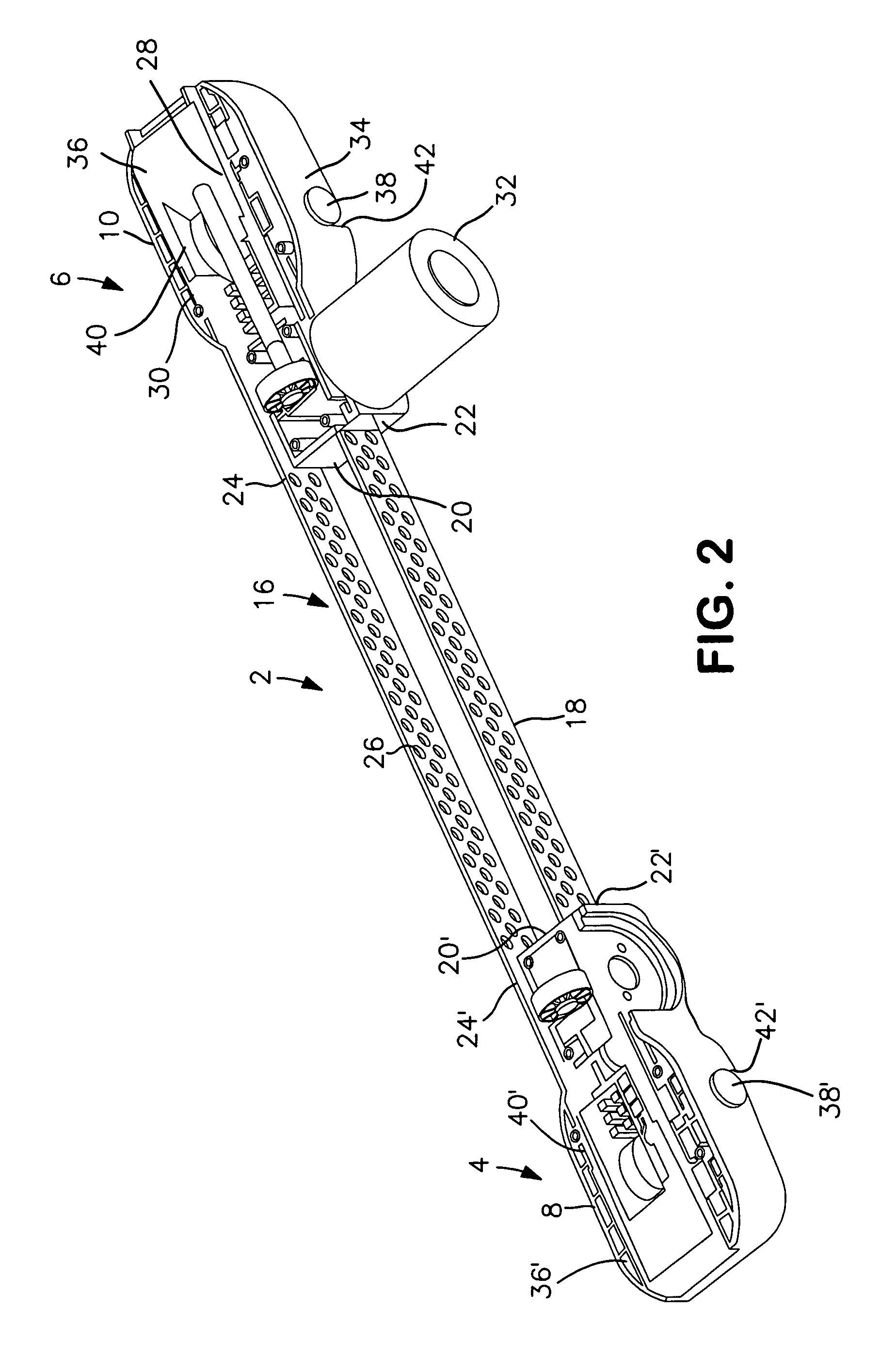 Electromotive furniture drive for displacing parts of an item of furniture in relation to one another