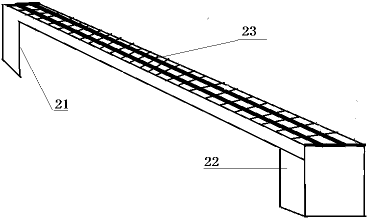 Automatic public transport system for urban road subgrade