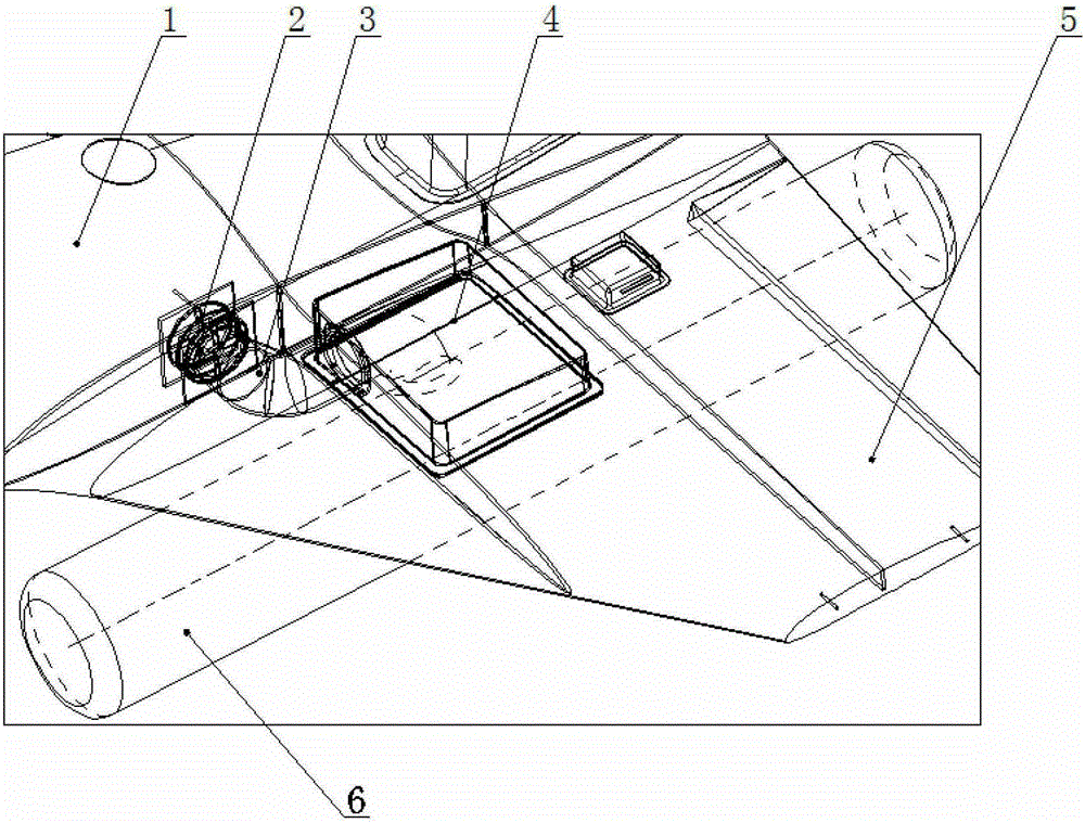 UAV recovers shock-absorbing airbags