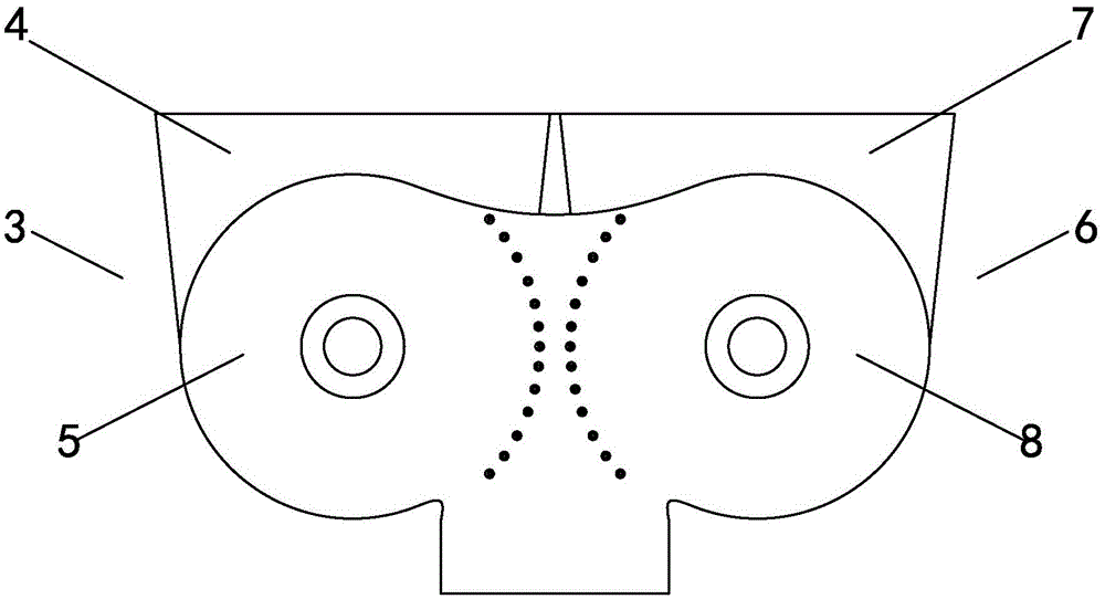 Smoke absorbing tank for integrated cooker