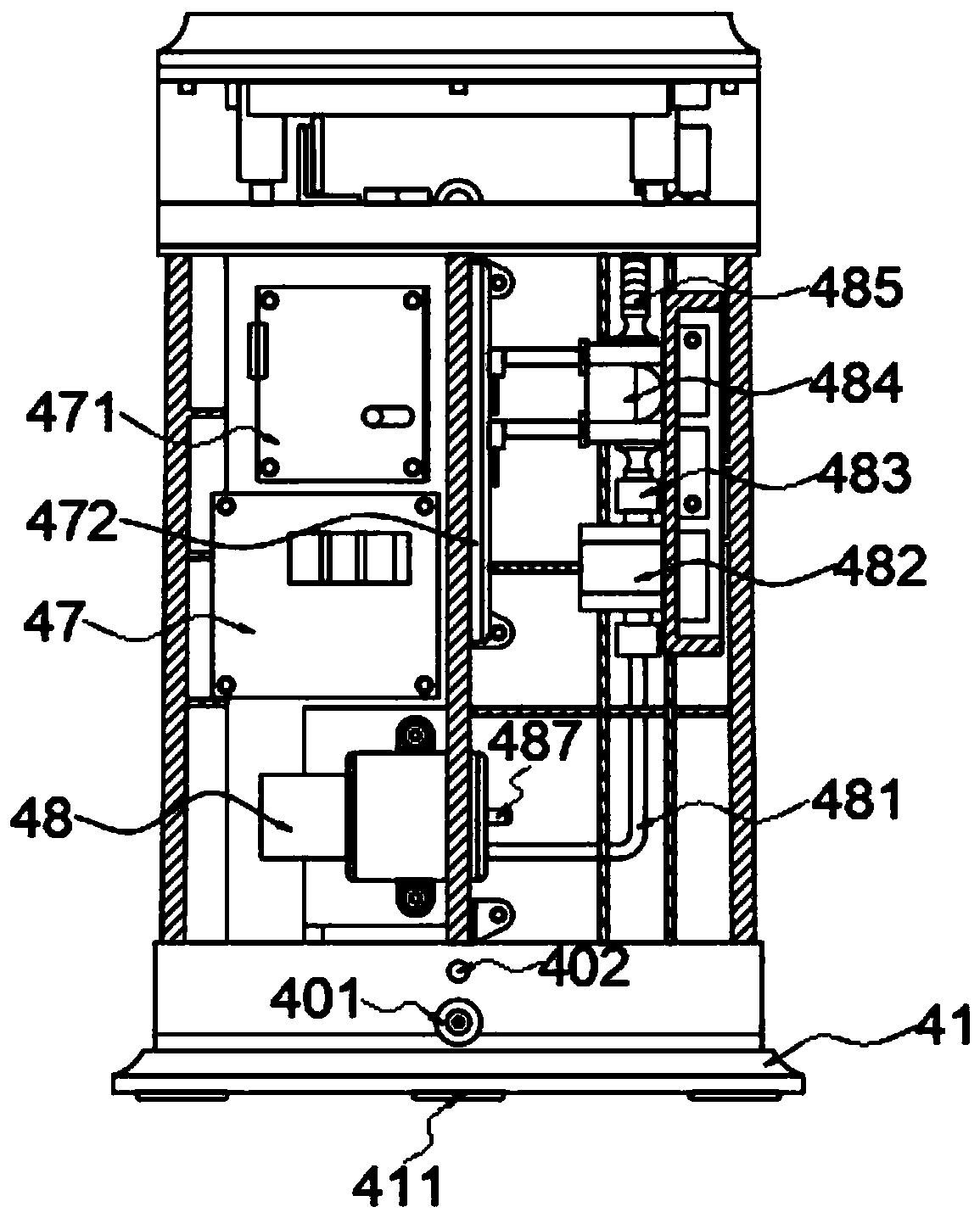 Container for storing liquid and vending machine used in cooperation with container