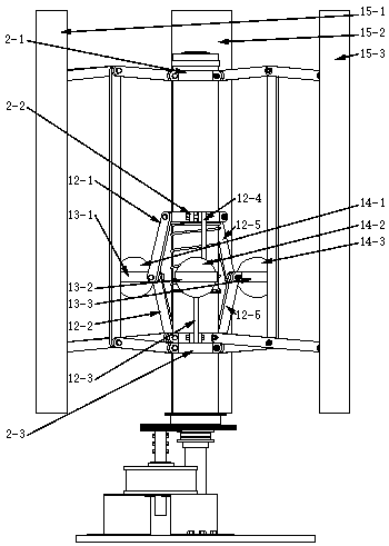 Vertical axis wind turbine suitable for typhoons