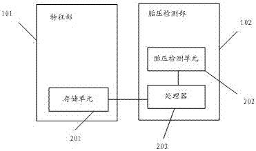 Split tire pressure detection device