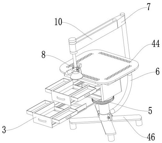 Welding device with telescopic structure for agricultural machinery