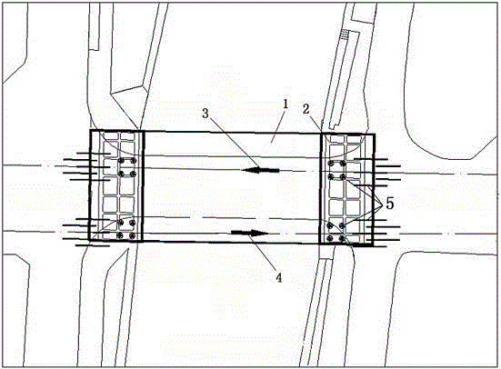 Water-rich sandy cobble stratum shield short-range underneath pass rigid bridge construction method