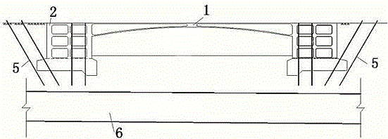 Water-rich sandy cobble stratum shield short-range underneath pass rigid bridge construction method