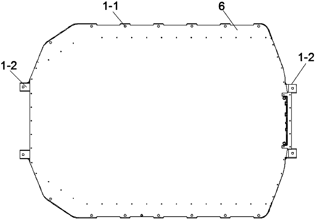 Bottom shell of power lithium battery module