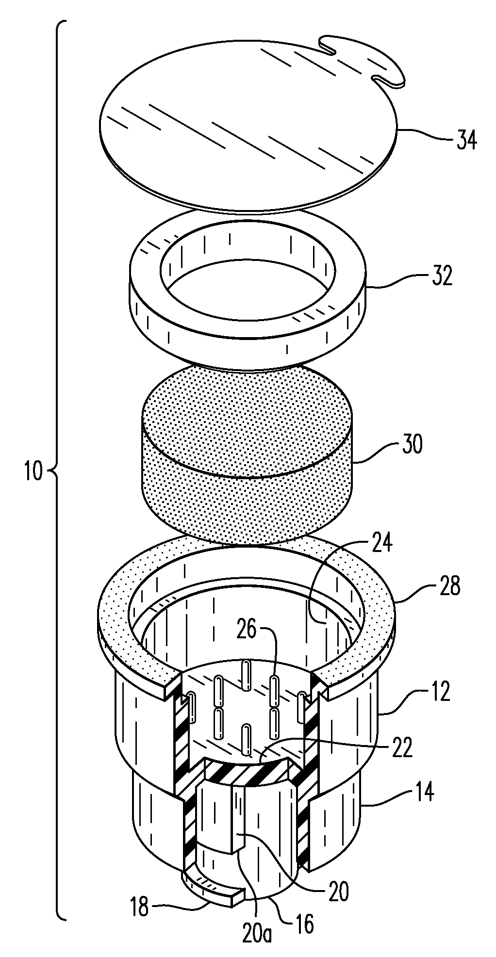 Syringe sterilization cap