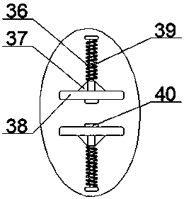 Wood paint spraying device for finishing engineering