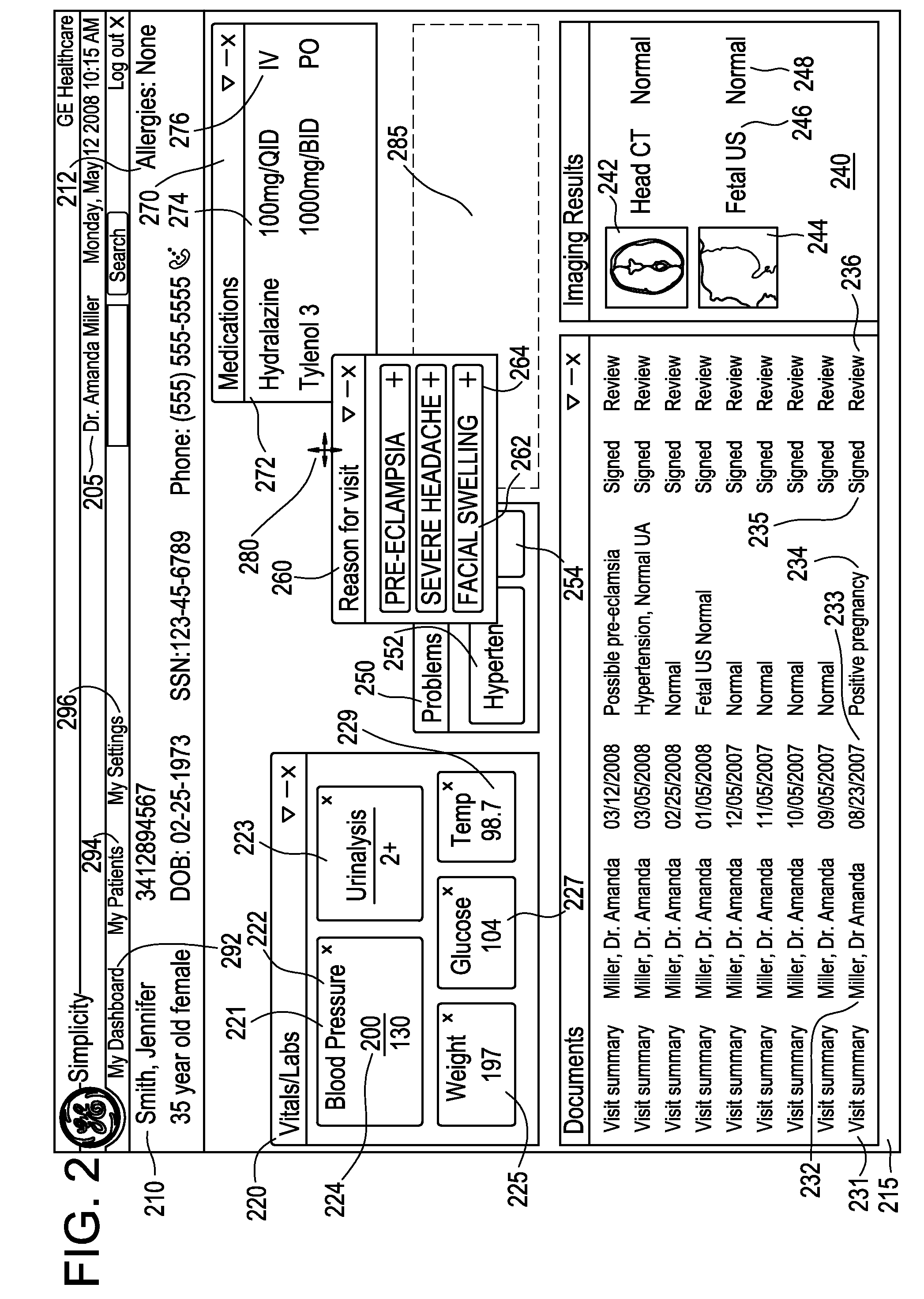 Adaptive user interface systems and methods for healthcare applications