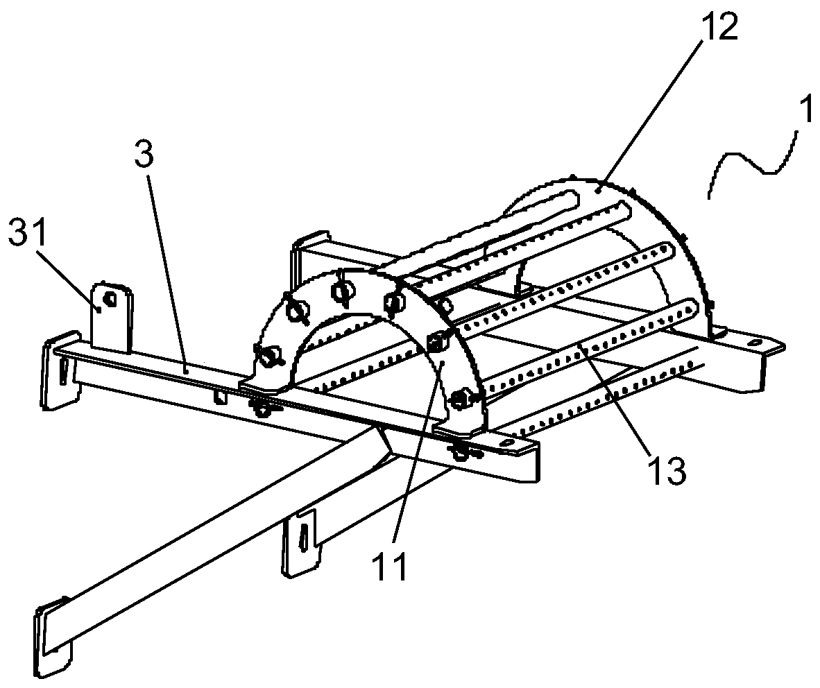 Wind generating set and cable transition device