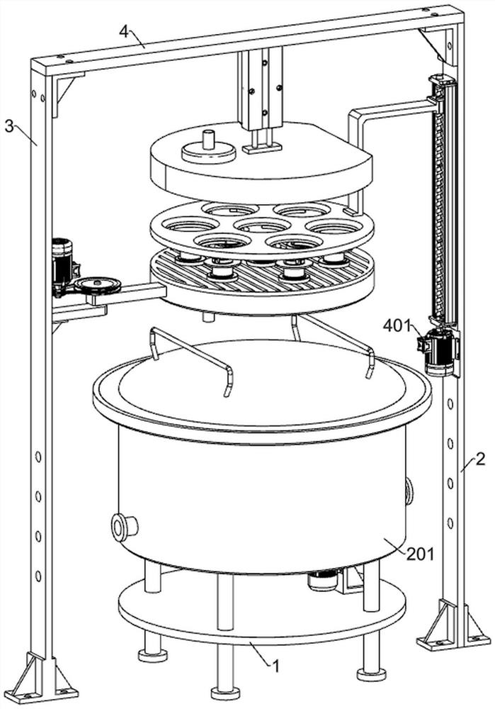 Metal heat treatment softening annealing treatment device