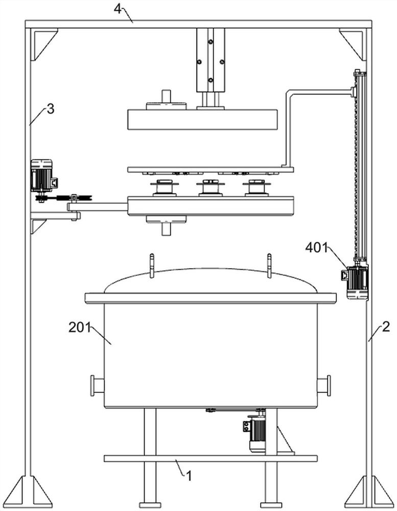 Metal heat treatment softening annealing treatment device