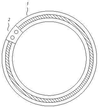 Track device for transverse movements of novel clamping jaw