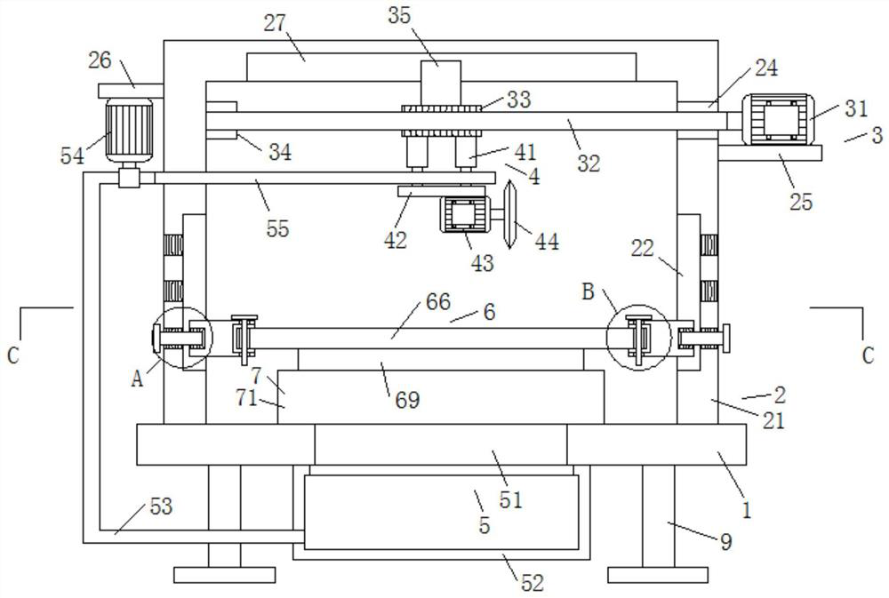 Copper product cutting device with recovery structure