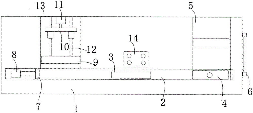 Carpet nailing strip production device