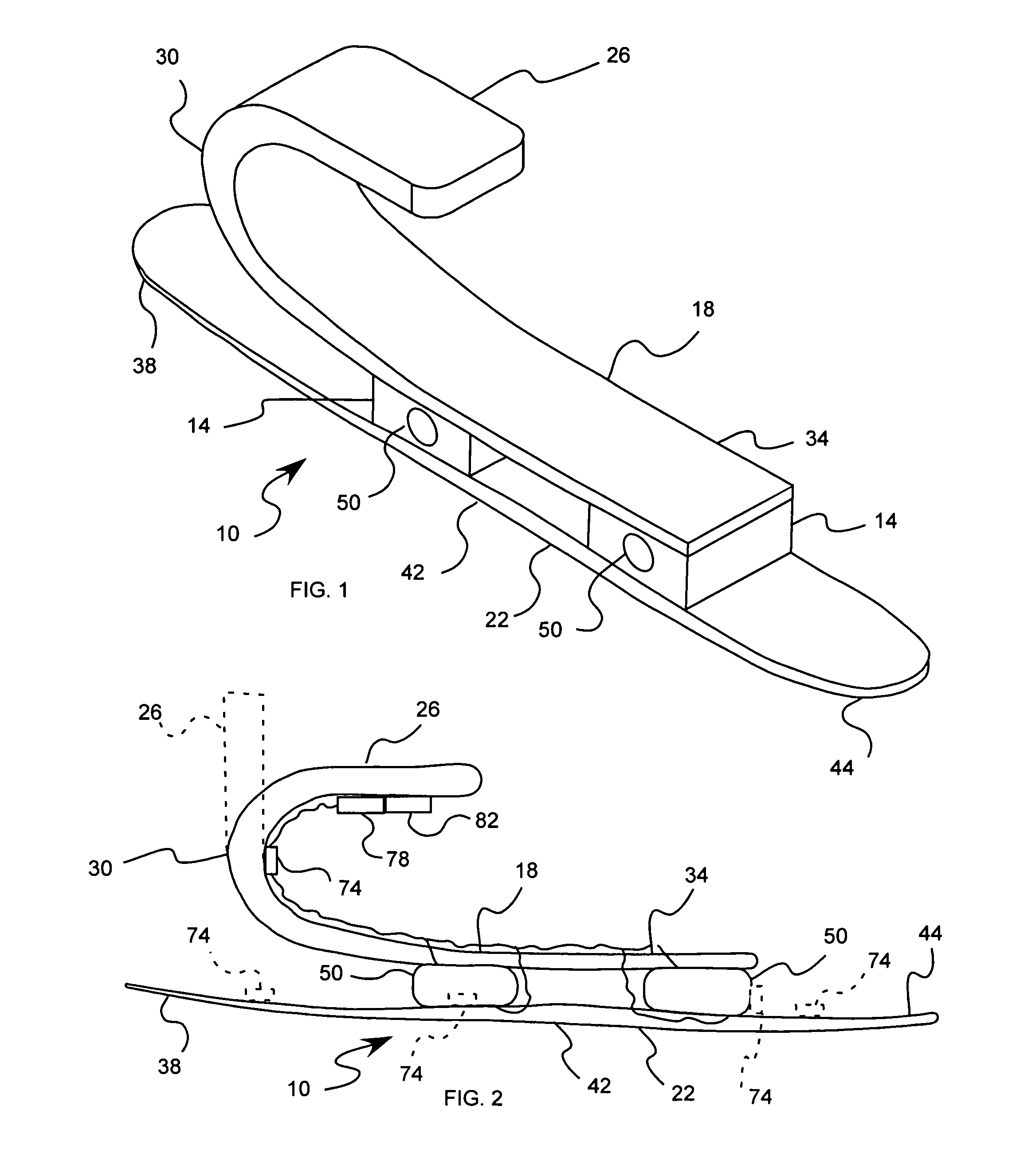 Prosthetic foot with energy transfer