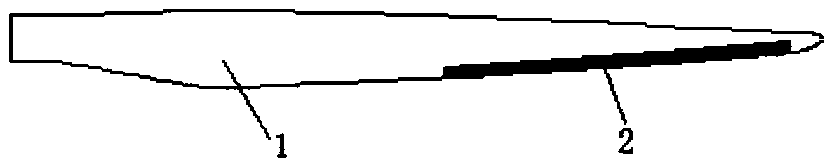 Wind turbine blade of wind turbine generator system