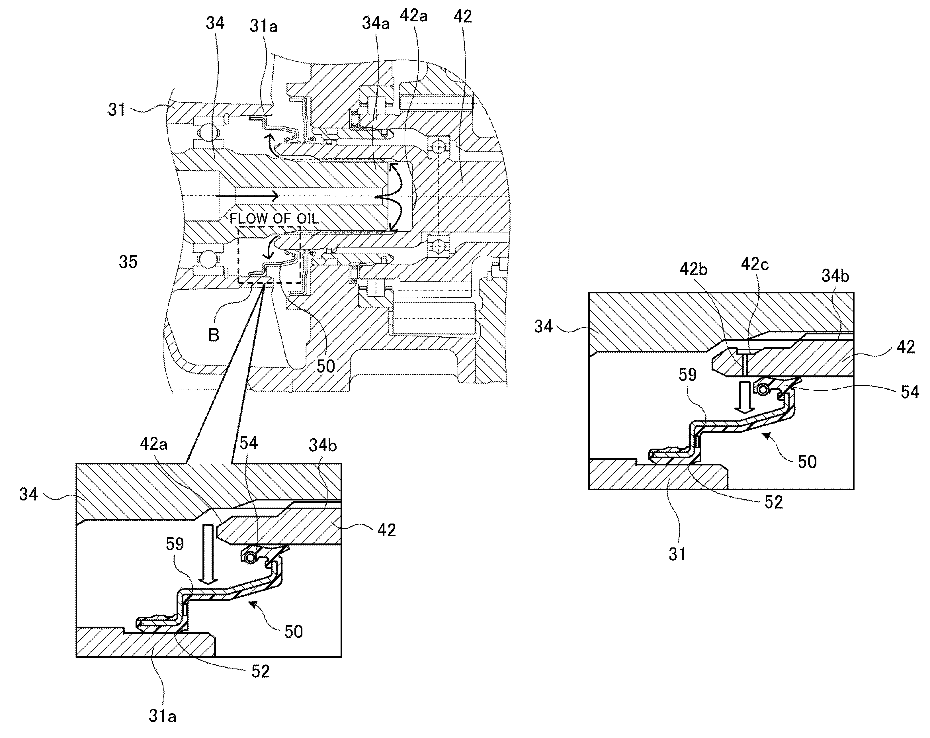 Oil seal and power transmission apparatus