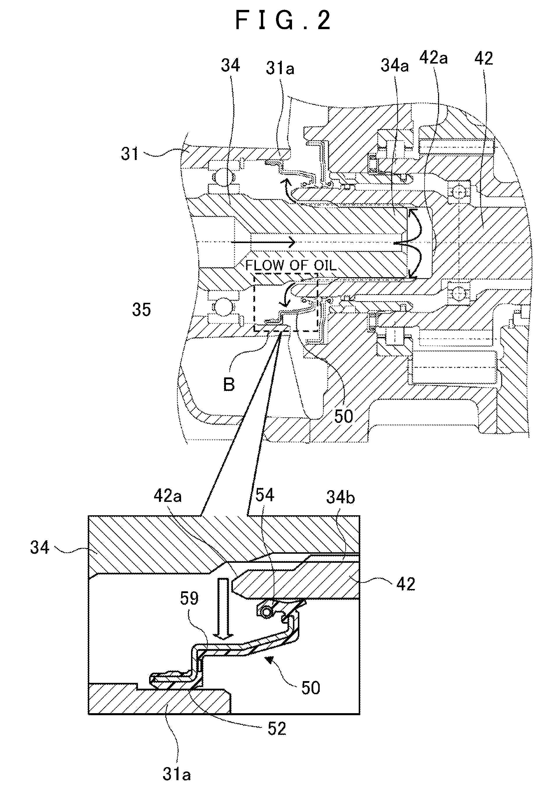 Oil seal and power transmission apparatus