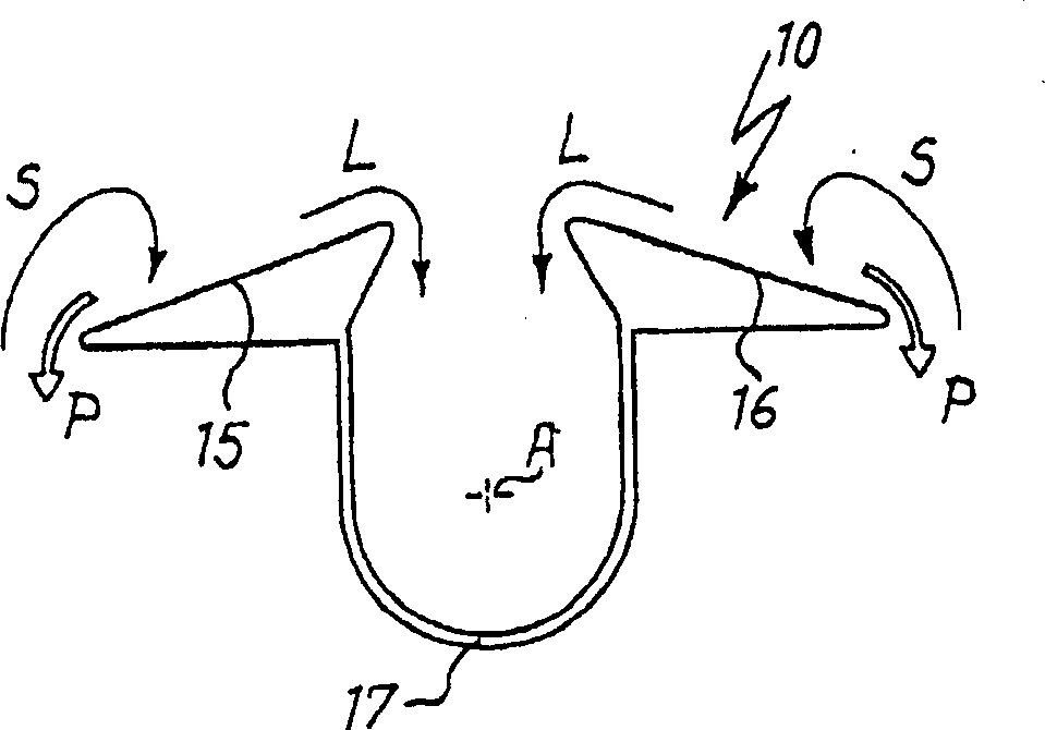 A longtidunal micrometric separator for classifying solid particulate materials