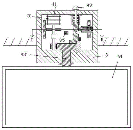 Computer display device assembly with guide rod and cooling function