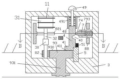 Computer display device assembly with guide rod and cooling function