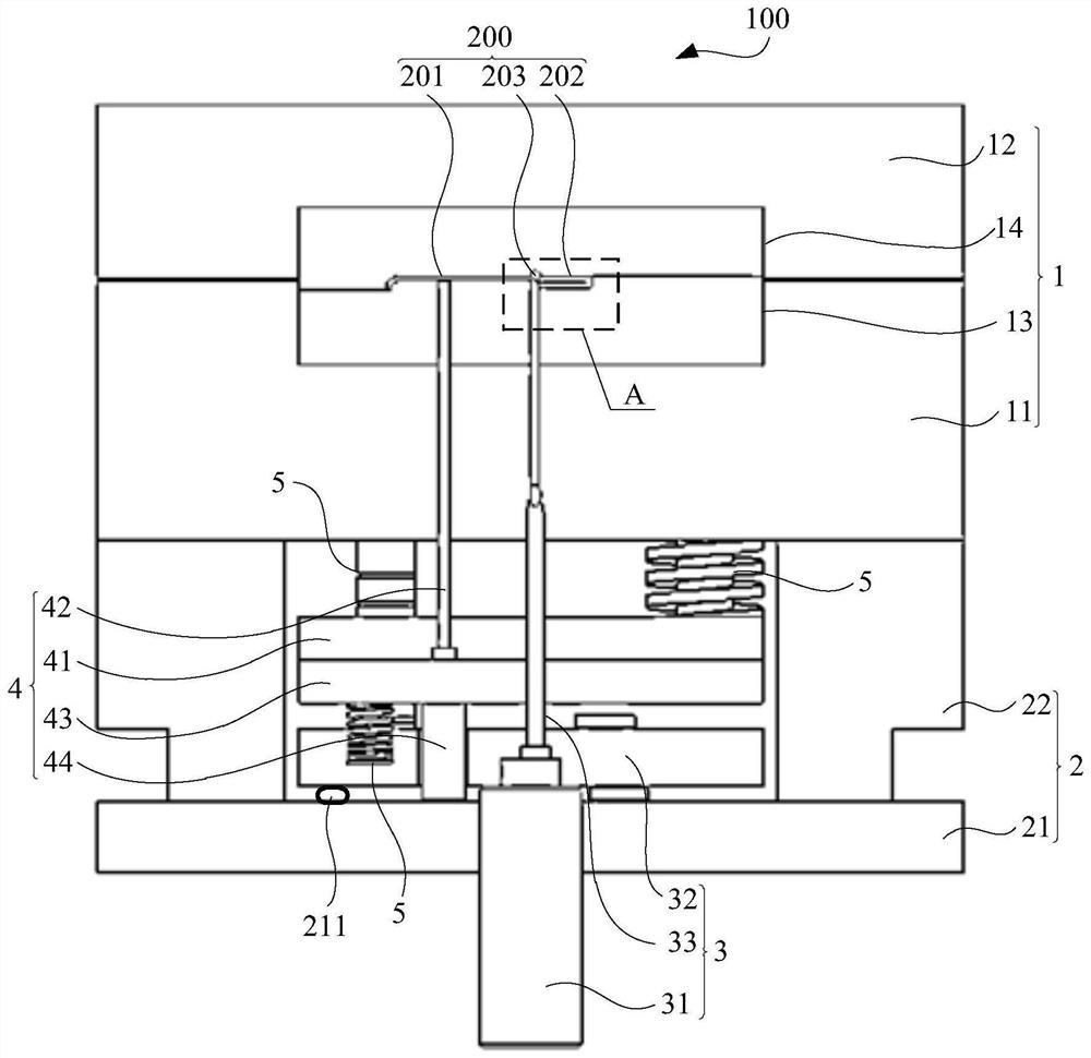 Injection molding mold and injection molding method using same