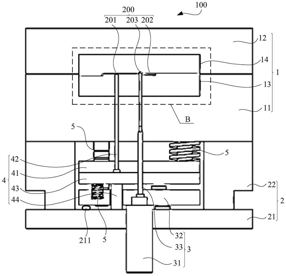 Injection molding mold and injection molding method using same