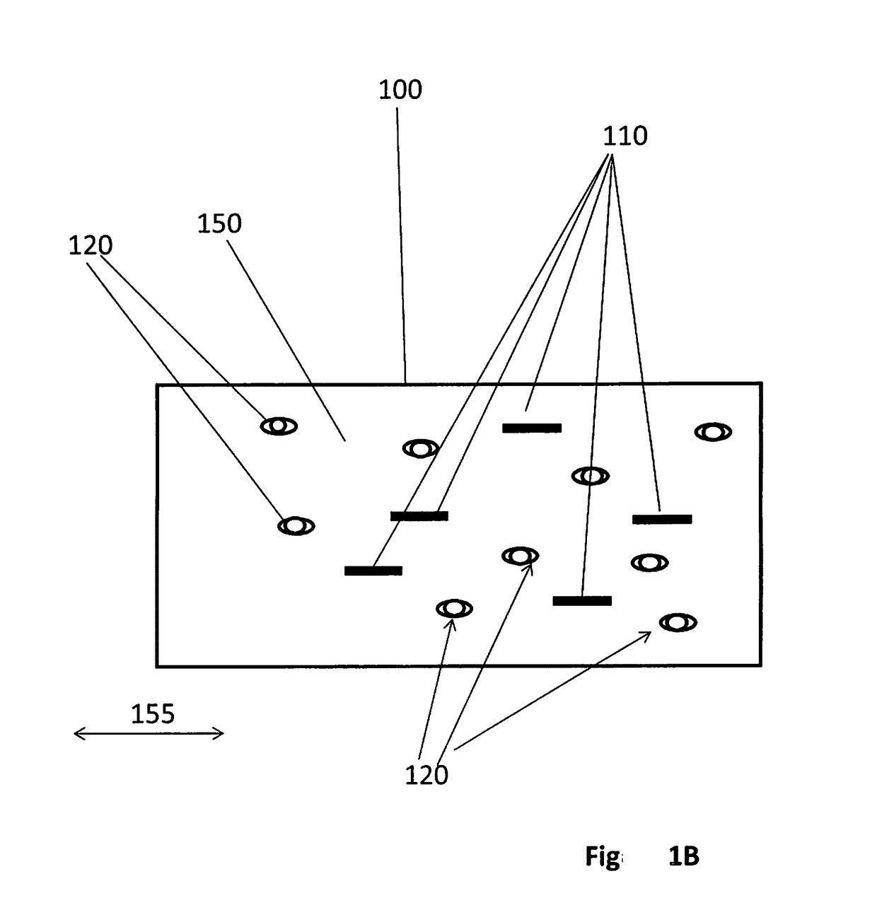 Emitting film with improved light-out coupling