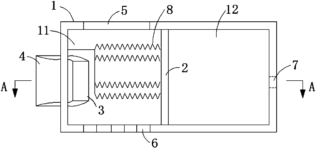 Anti-surging smelting filter residue tank