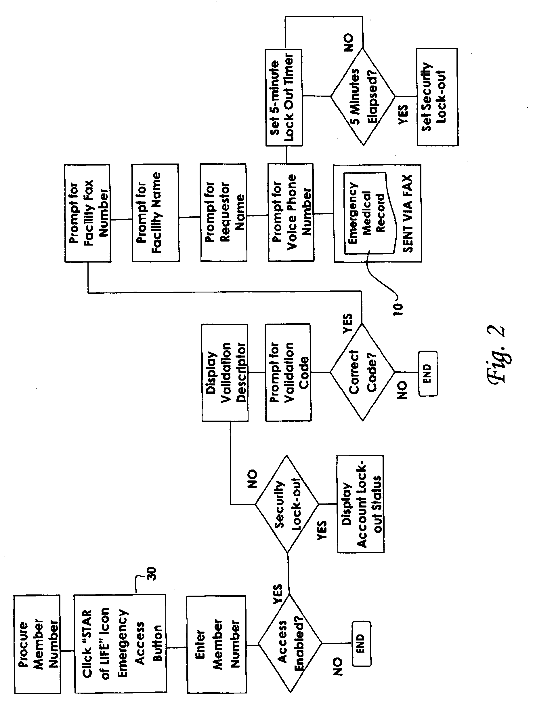 Emergency medical record