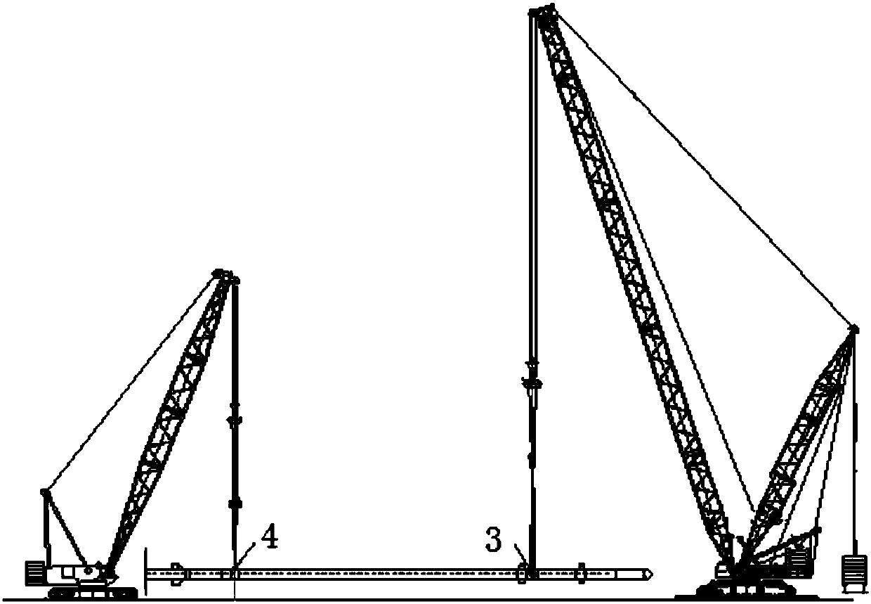 Hoisting method of loop reactor