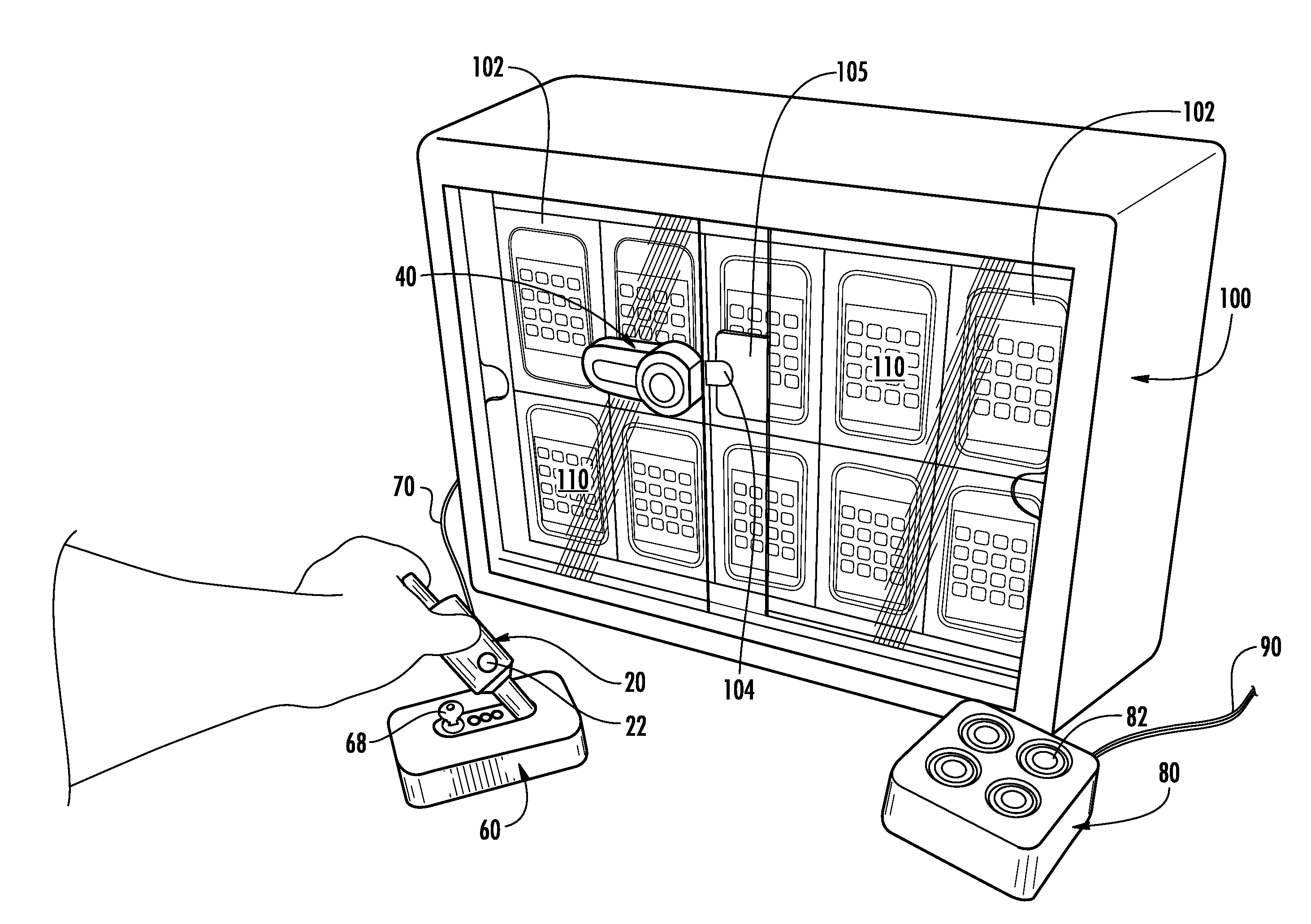 Electronic key for merchandise security device