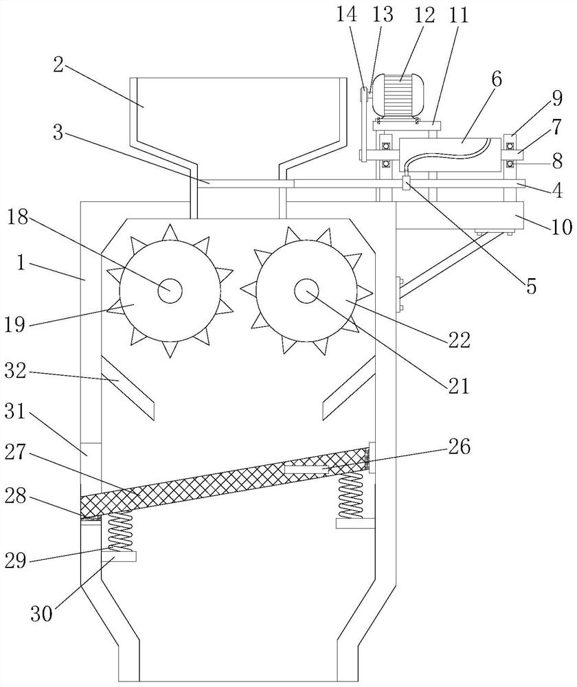 Corn threshing device for livestock feed production